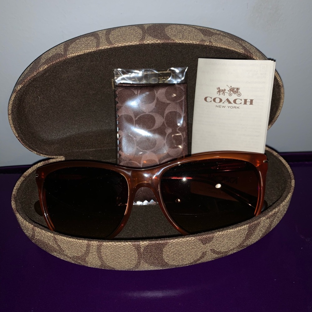 Coach sunglasses w/ hard case